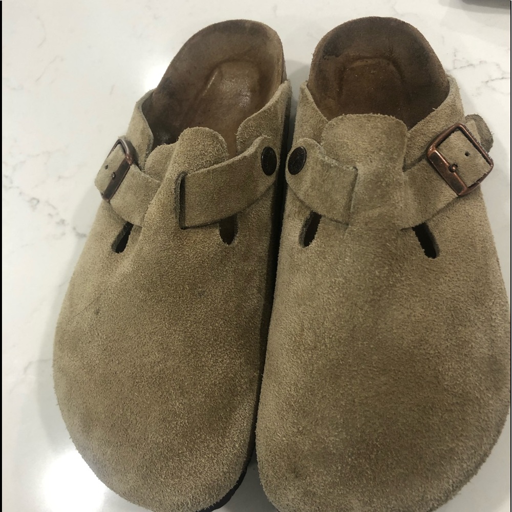 Birkenstock Suede Clogs 38